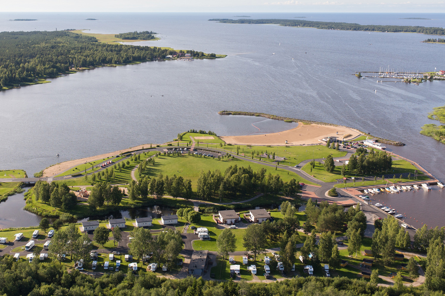 Kokkola Camping On Meripuistossa Leirint opas